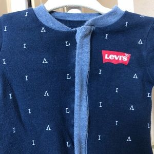 *3 FOR $15* LEVI’S zippered onesie footie pajama